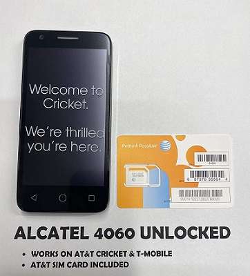 AT&T Cell Phones For Seniors - Alcatel One Touch Ideal 4060A 4G LTE Smartphone